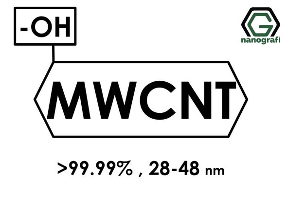 (-OH) Functionalized Graphitized Multi Walled Carbon Nanotubes, Purity: > 99.99%, Outside Diameter: 28-48 nm- NG01GM0111