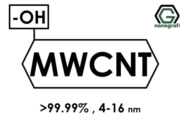 (-OH) Functionalized Graphitized Multi Walled Carbon Nanotubes, Purity: > 99.99%, Outside Diameter: 4-16 nm- NG01GM0102