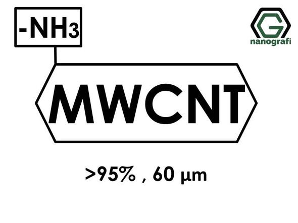 Amino-Multi Walled Carbon Nanotubes, Purity: > 95 wt%, Length: 60 μm