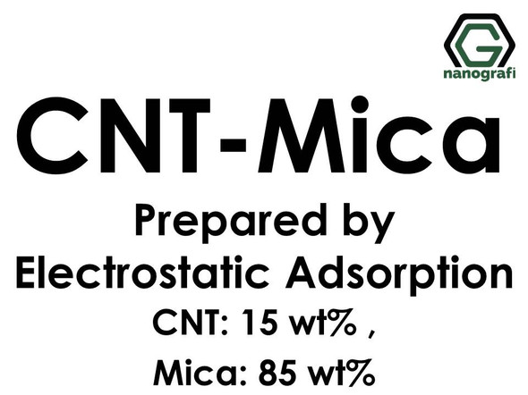 Carbon Nanotube-Mica Prepared by Electrostatic Adsorption, CNTs: 15 wt%; Mica: 85 wt%- NG02CN0116