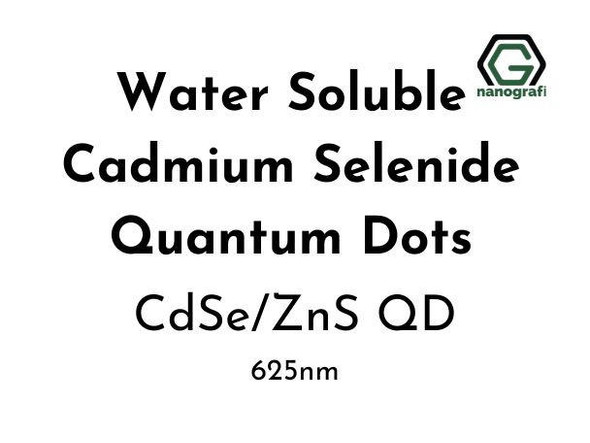  Water Soluble Cadmium Selenide Quantum Dots (CdSe/ZnS) 625 nm 