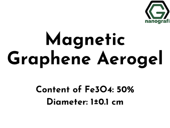 Magnetic Graphene Aerogel, Content of Fe3O4: 50%, Diameter: 1±0.1 cm  